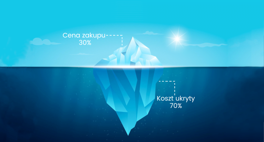góra lodowa - cena zakupu a koszt ukryty