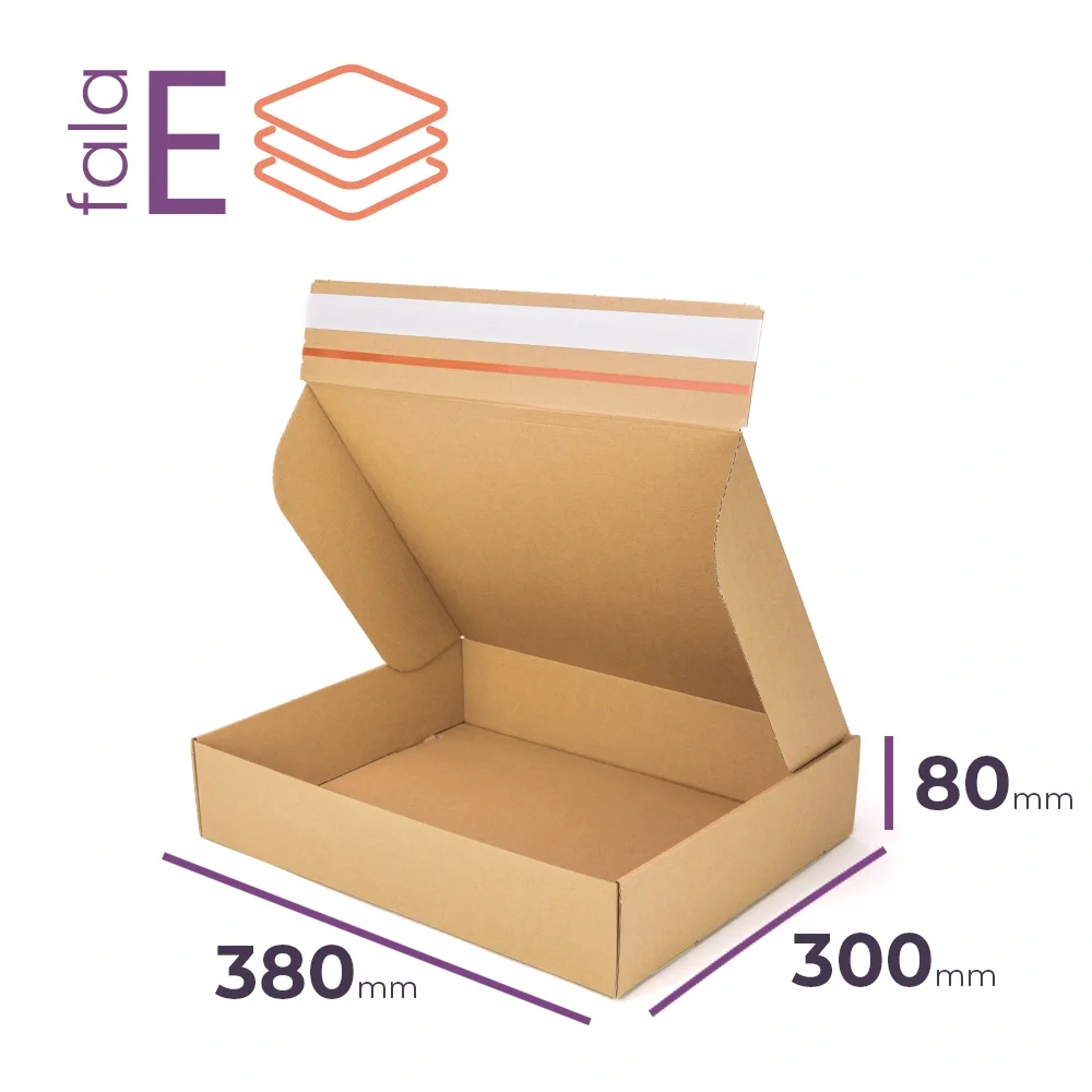 e-Box karton wysyłkowy 380x300x80