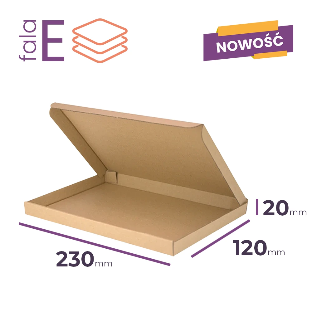 Karton fasonowy 230x120x20 wym. zew.