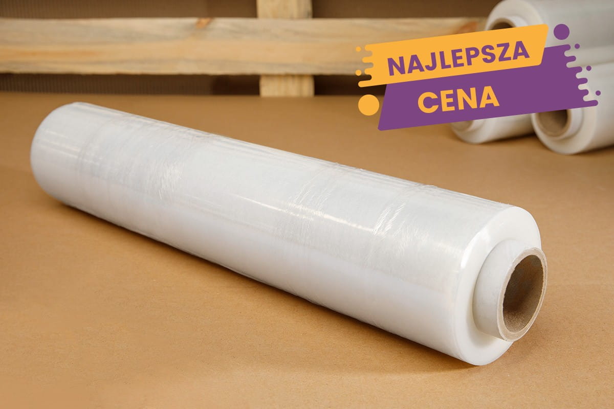 Folia stretch transparent - 3kg - 12mic