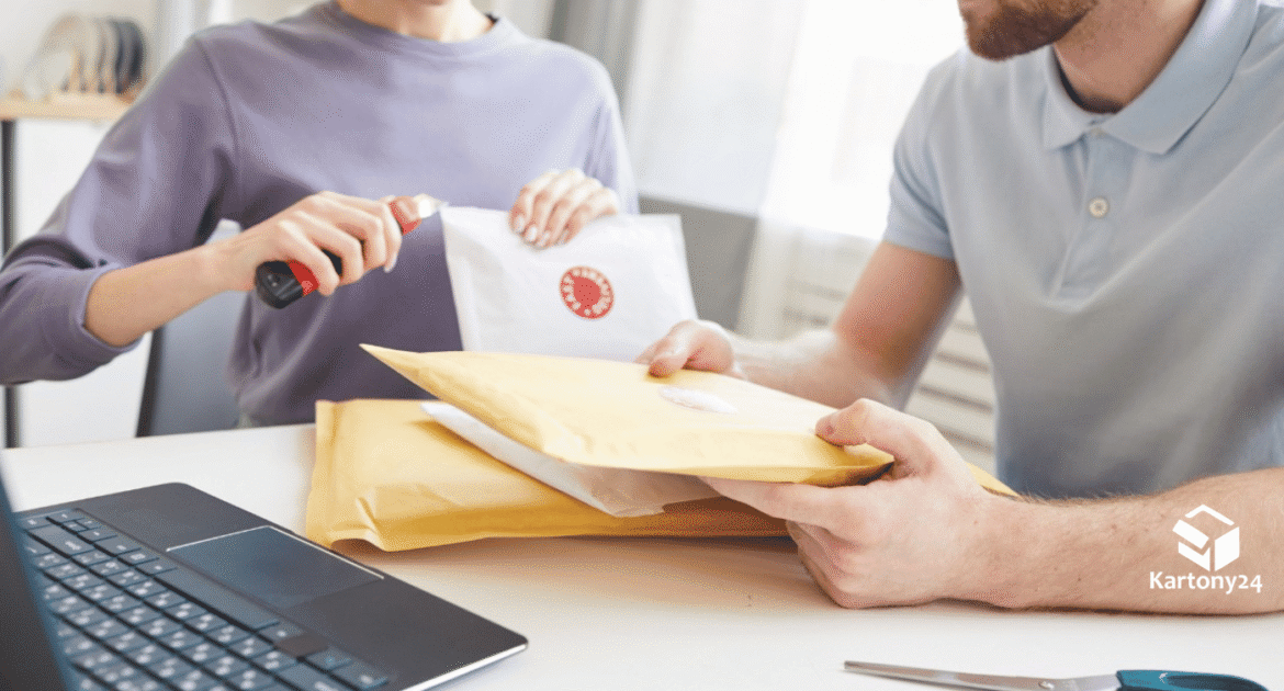 Jak zapakować paczkę bez kartonu?